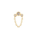 Buddha | 14k gold | Halston | Grey Diamond + White Sapphire