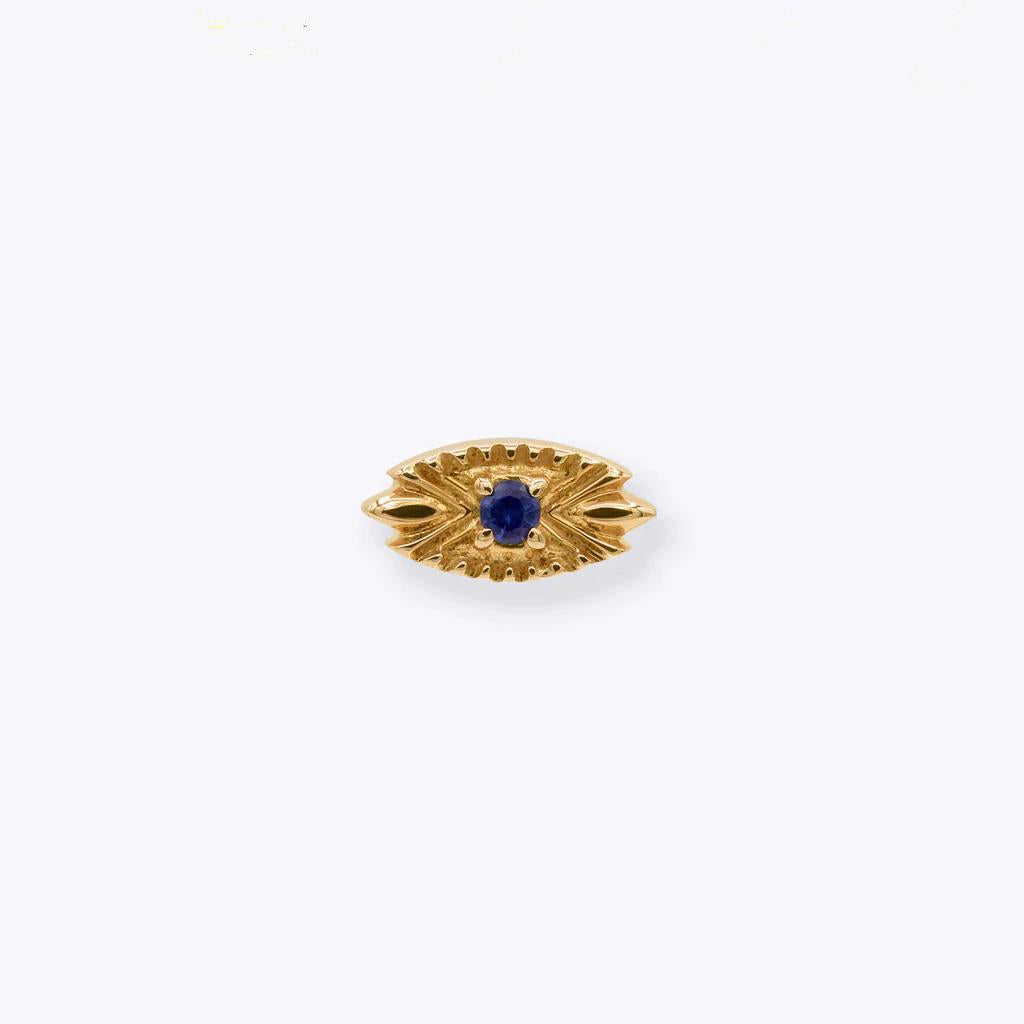 Tether | 14k gold | Nazar | Blue Sapphire
