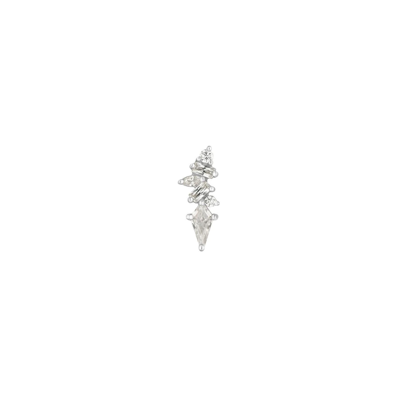 Buddha | 14k gold | Mixt | Clear CZ