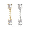 Invictus | 14k gold | Prong Set with Dangle | CZ