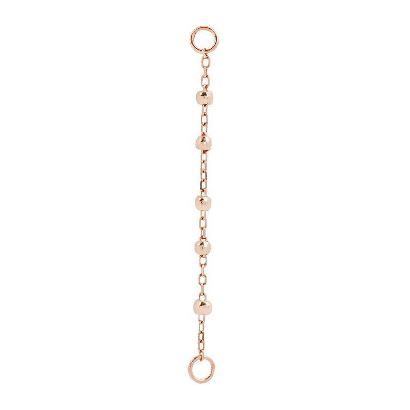 Buddha | 14k gold | 5 Bead Chain