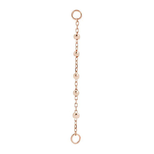 Buddha | 14k gold | 5 Bead Chain