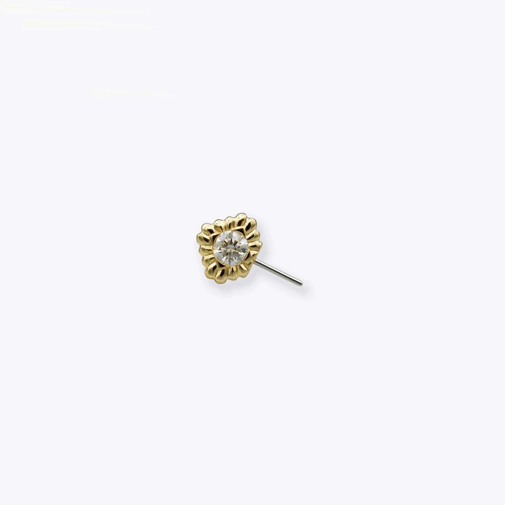 Tether | 14k gold | Omega 04 Side-Set | Diamond
