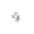Buddha | 14k gold | Lyra | Mercury Mist Topaz + Opal + CZ