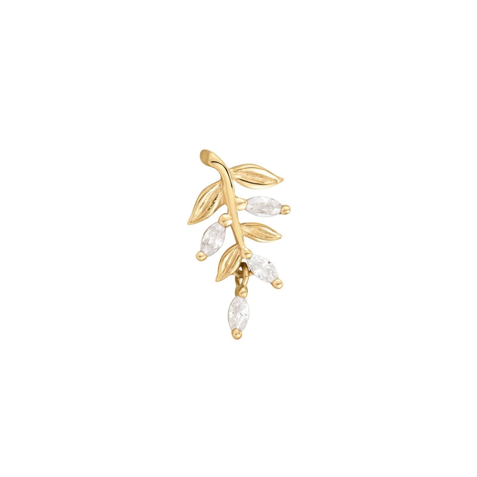Buddha | 14k gold | Growth | Clear CZ