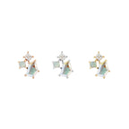Buddha | 14k gold | Lyra | Mercury Mist Topaz + Opal + CZ