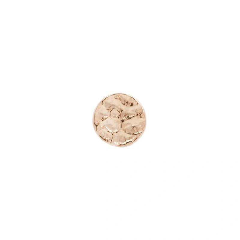 Buddha | 14k gold | Hammered Disk