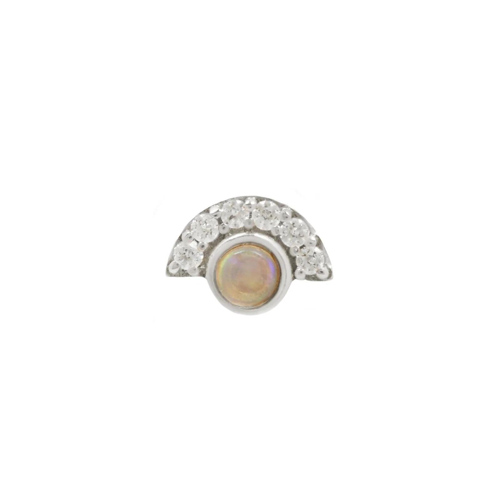 Buddha | 14k gold | Kahlo | Australian Opal + CZ