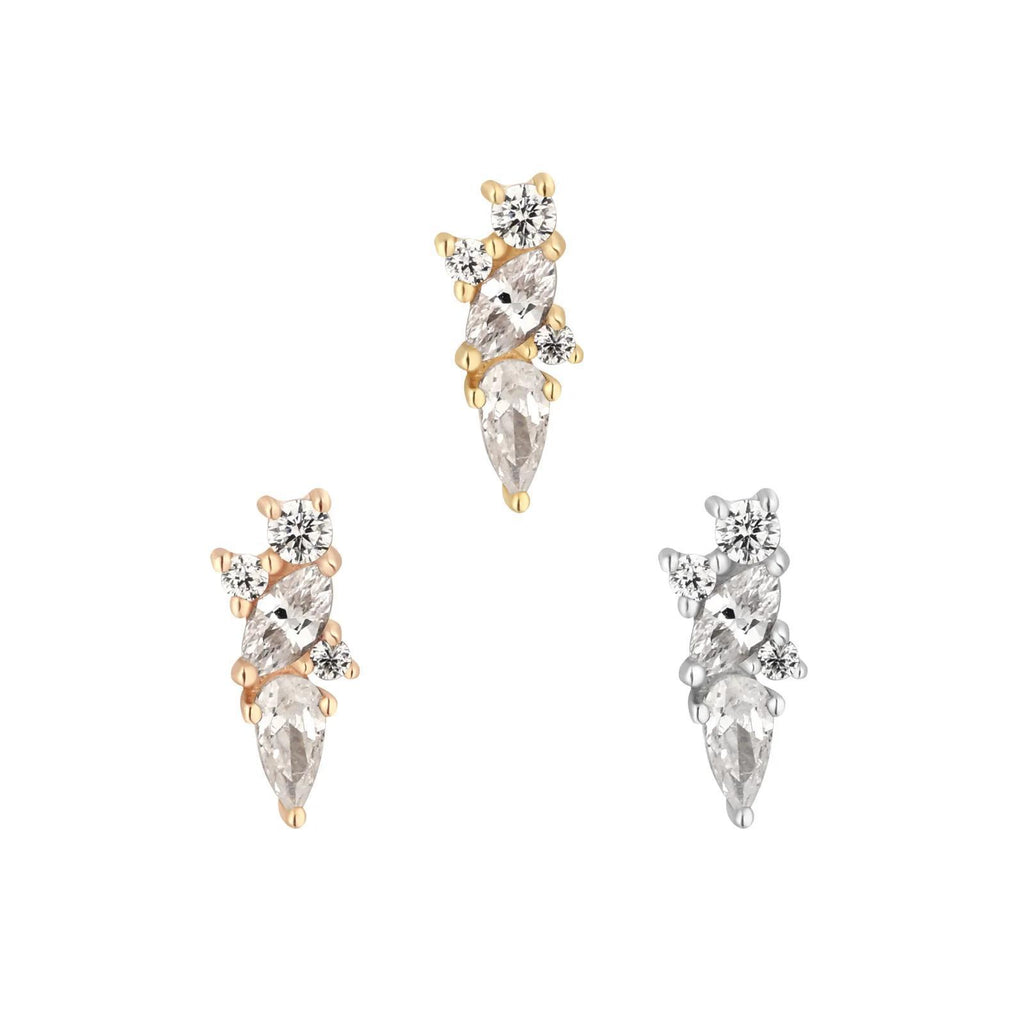 Buddha | 14k gold | Visionary | Clear CZ