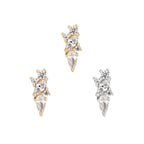 Buddha | 14k gold | Visionary | Clear CZ