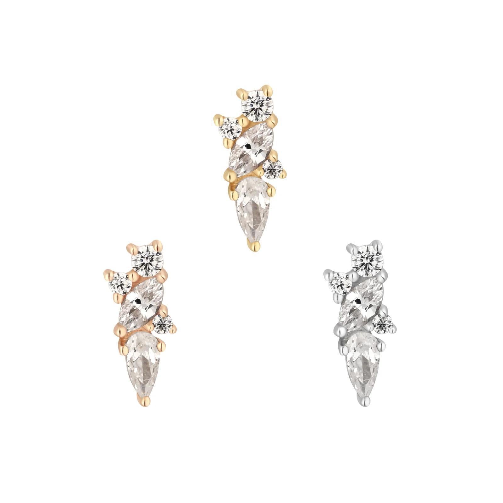 Buddha | 14k gold | Visionary | Clear CZ