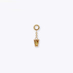Tether | 14k gold | Linda Chain Charm | Citrine