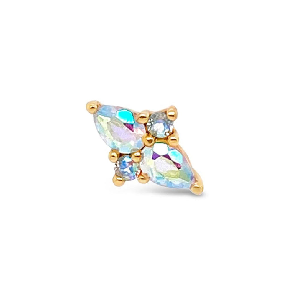 Buddha | 14k gold | Ethereal | Mercury Mist Topaz
