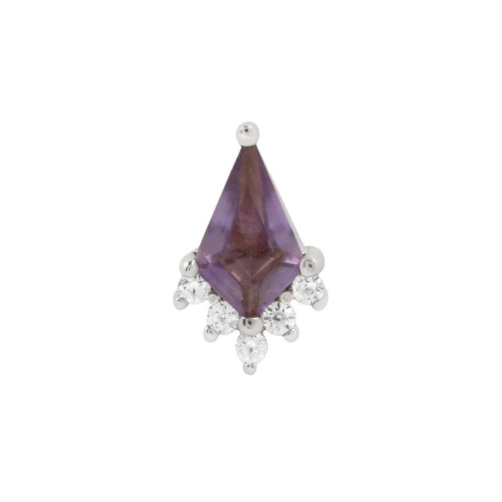Buddha | 14k gold | Noble | Amethyst + CZ