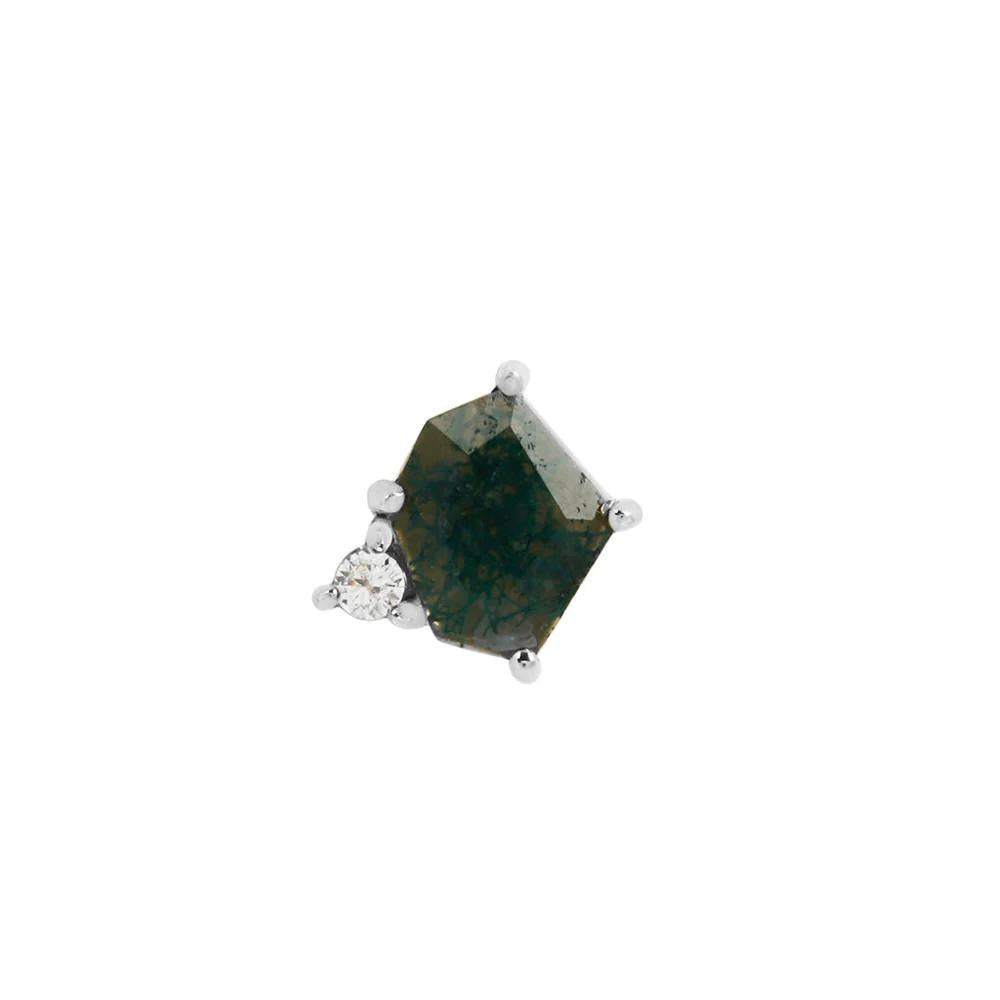 Buddha | 14k gold | Elicit | Moss Agate