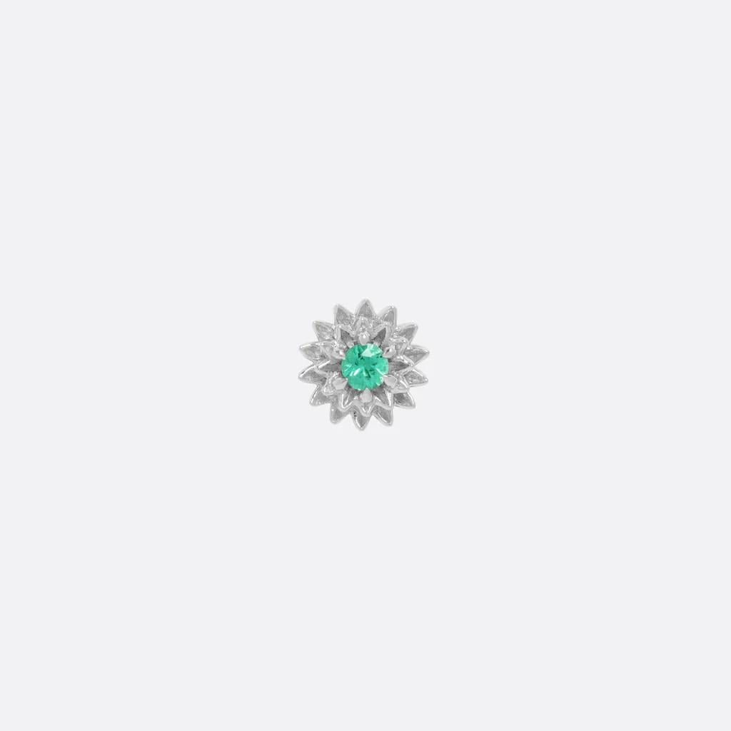 Tether | 14k gold | Dahlia | Emerald