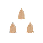 Buddha | 14k gold | Pear | Sunstone