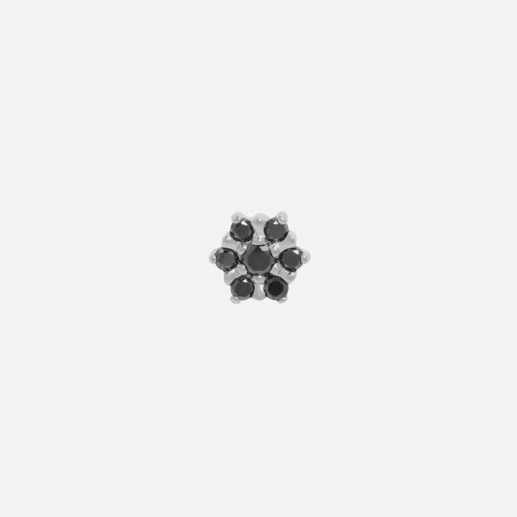 Tether | 14k gold | Peony | Black Diamond