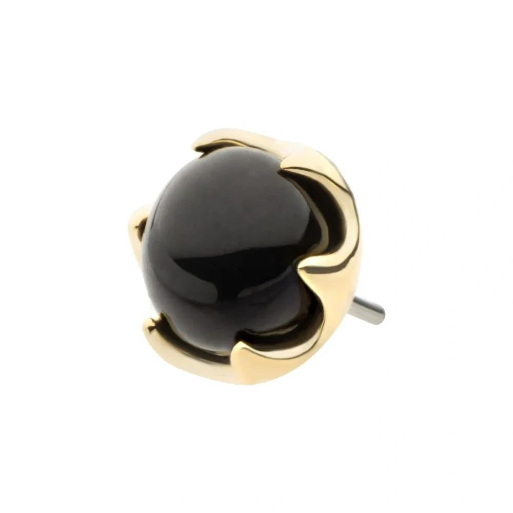 Invictus | 14k gold | 6 Prong | Black Onyx