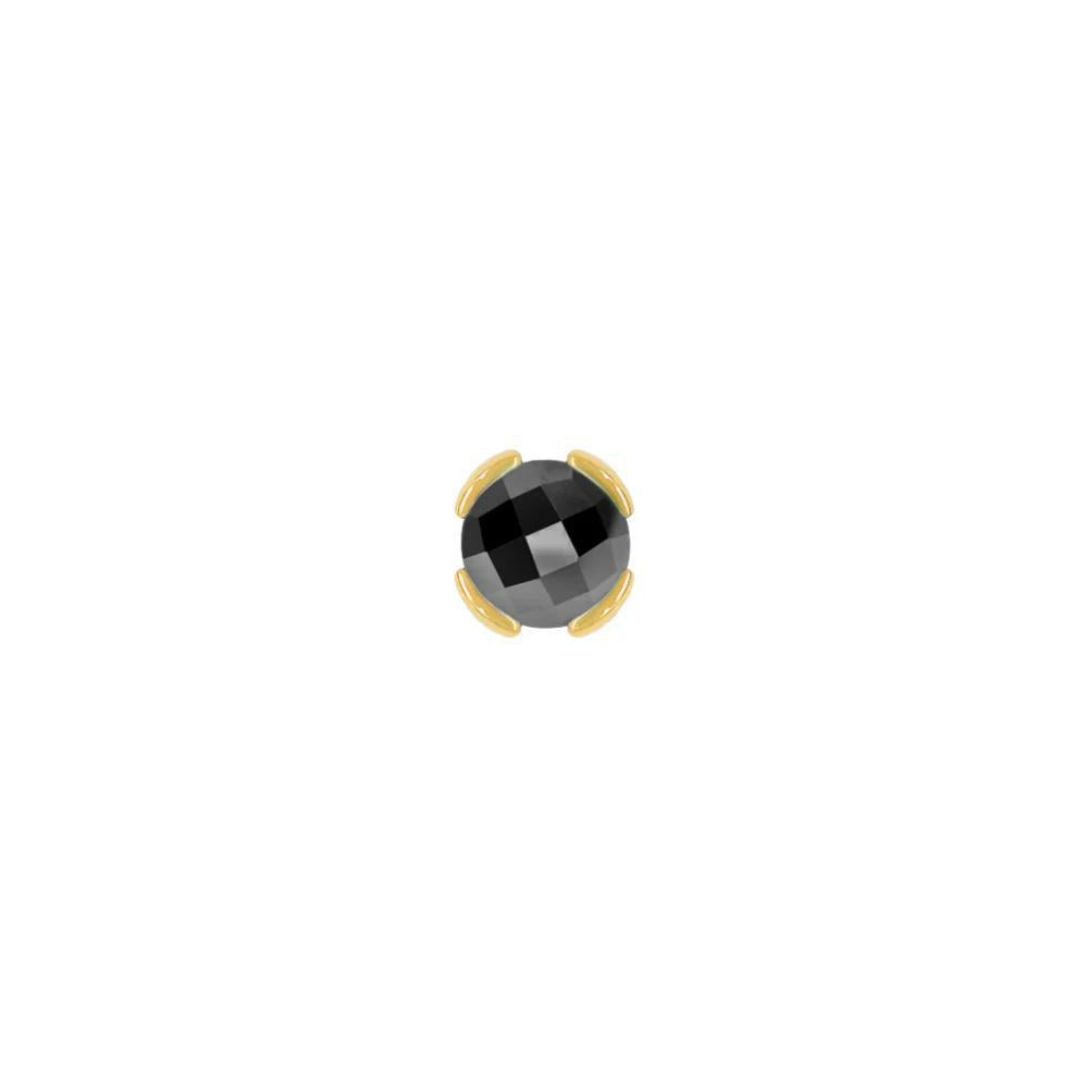 Buddha | 14k gold | Peekaboo | Black Spinel