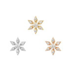 Buddha | 14k gold | Chamonix | Swarovski Crystal CZ