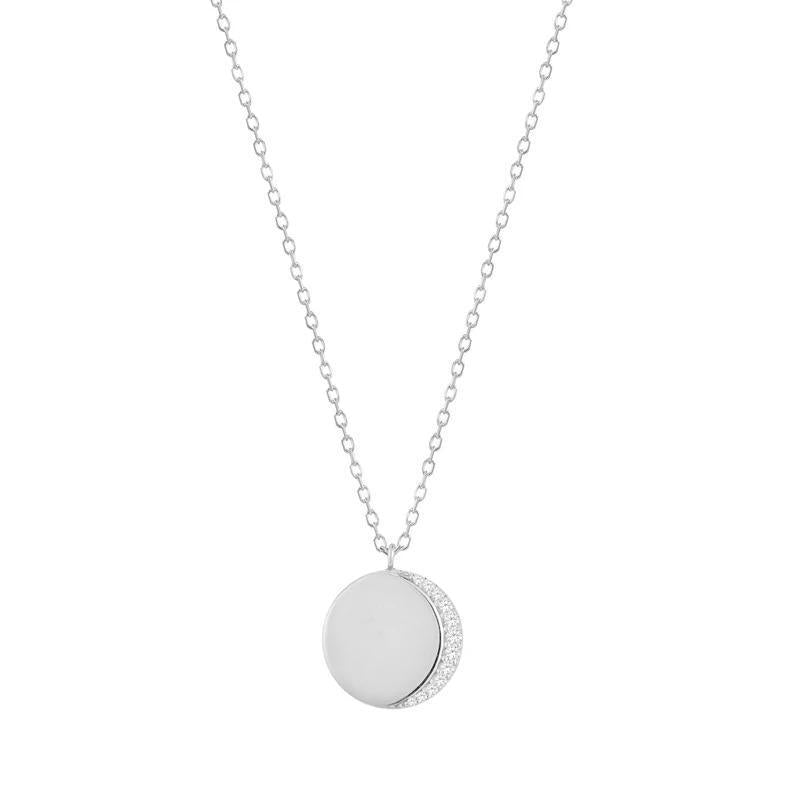 Buddha | 14k gold | RION x Buddha Luna Necklace | Diamond