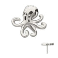 Invictus | Titanium | Threadless Low Profile 3D Octopus Top