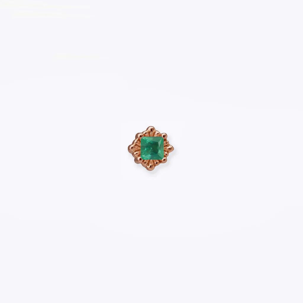 Tether | 14k gold | Melange Princess | Emerald