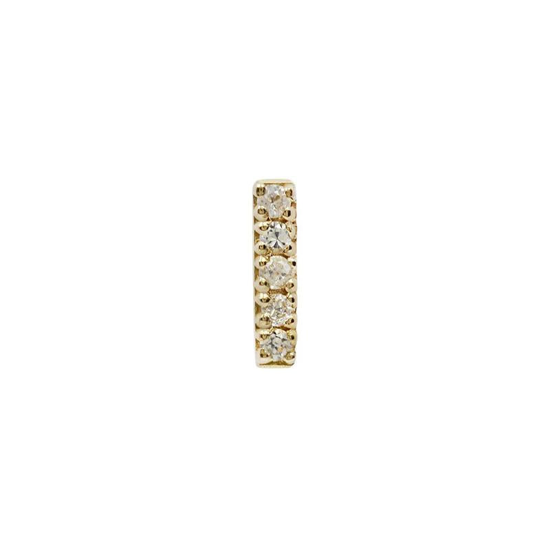 Buddha | 14k gold | Rowe| White Sapphire