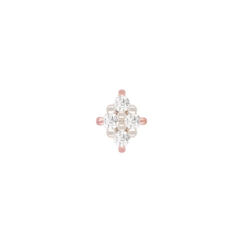 Buddha | 14k gold | Belle | White Diamond