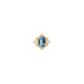 Buddha | 14k gold | Reyna | London Blue Topaz