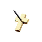 Invictus | 14k gold | Plain Cross
