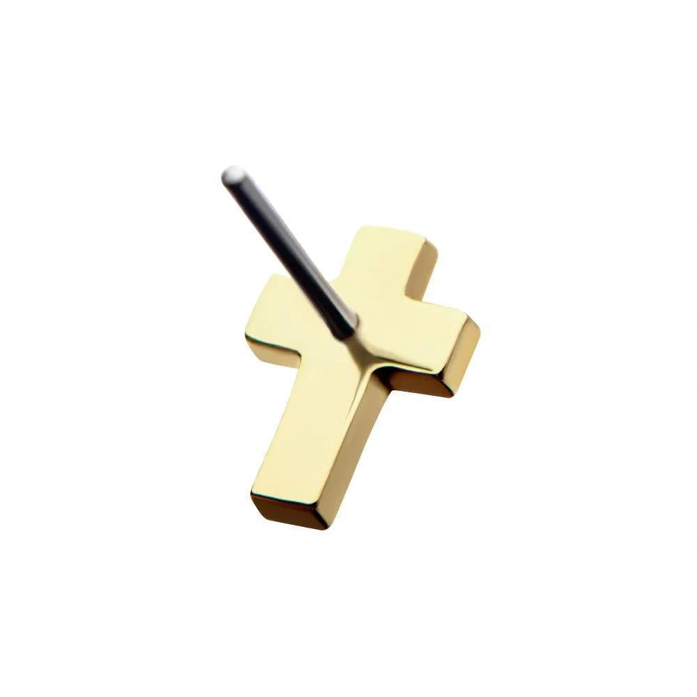 Invictus | 14k gold | Plain Cross