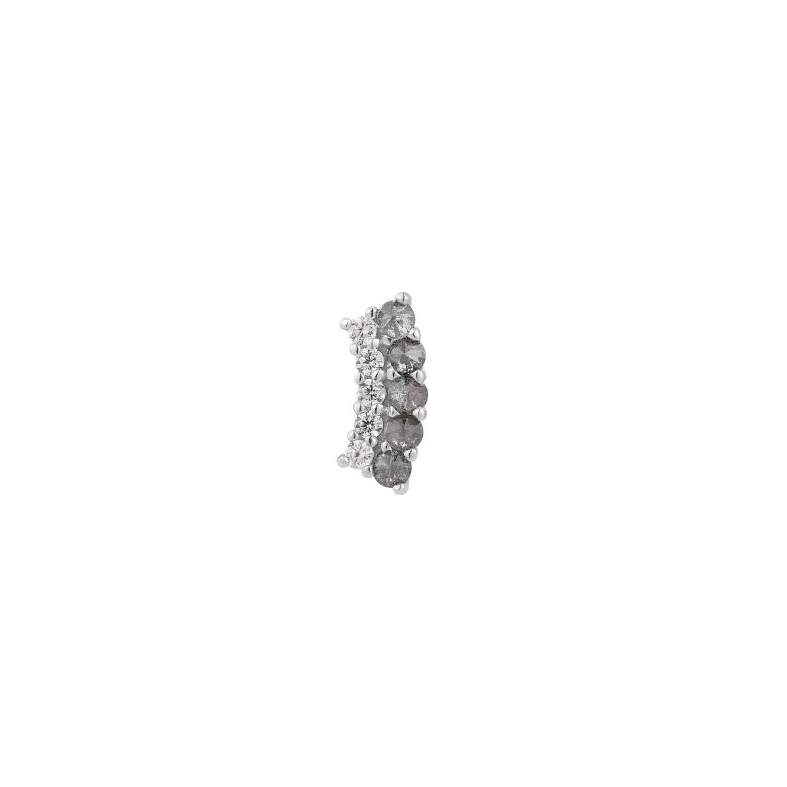 Buddha | 14k gold | Whisper + Shout | Grey Diamond + CZ