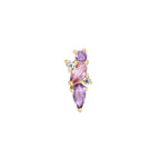 Buddha | 14k gold | Visionary | Amethyst + Pink Sapphire