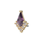 Invictus | 14k gold |Prong Set Kite | CZ