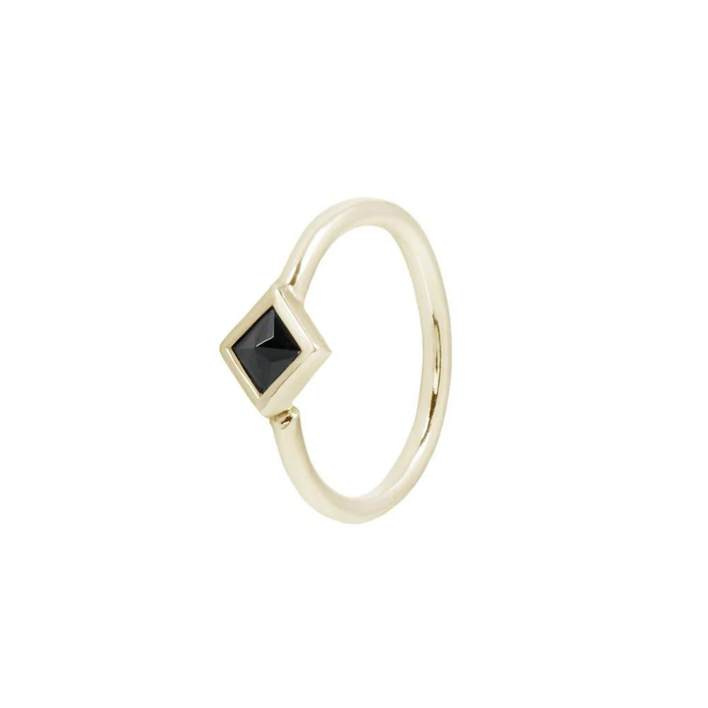 Buddha | 14k gold | Mae | Black Spinel