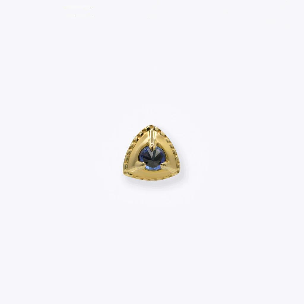 Tether | 14k gold | Hero | Blue Sapphire