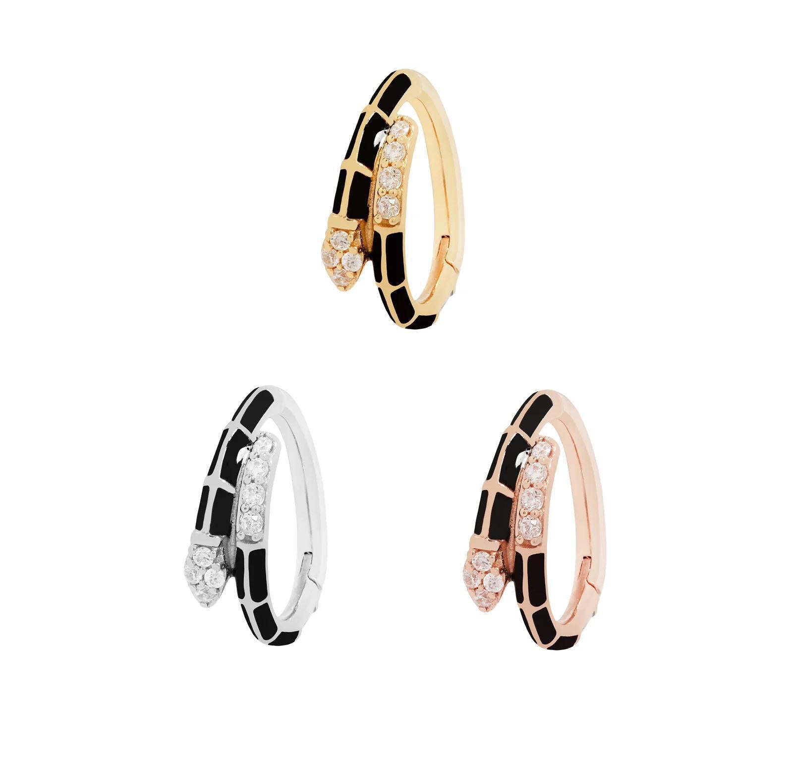 Buddha | 14k gold | Anti Hero | Enamel + Clear CZ