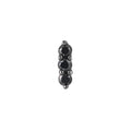 Buddha | 14k gold | Mishka 3 | Black Diamond + Rhodium