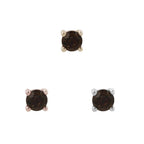 Buddha | 14k gold | Prong | Smoky Quartz