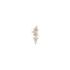 Buddha | 14k gold | Mixt | Clear CZ