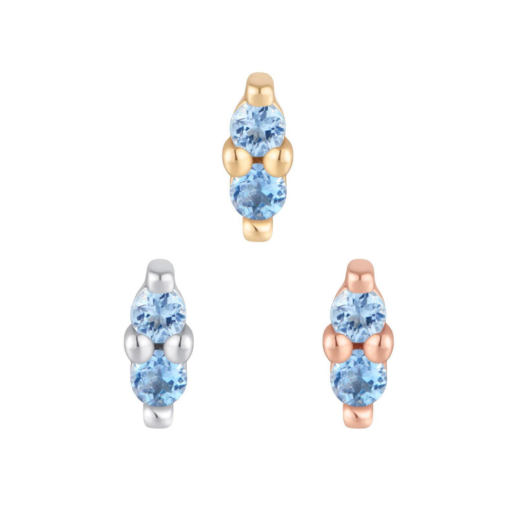 Buddha | 14k gold | Mishka 2 | London Blue Topaz