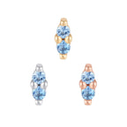 Buddha | 14k gold | Mishka 2 | London Blue Topaz