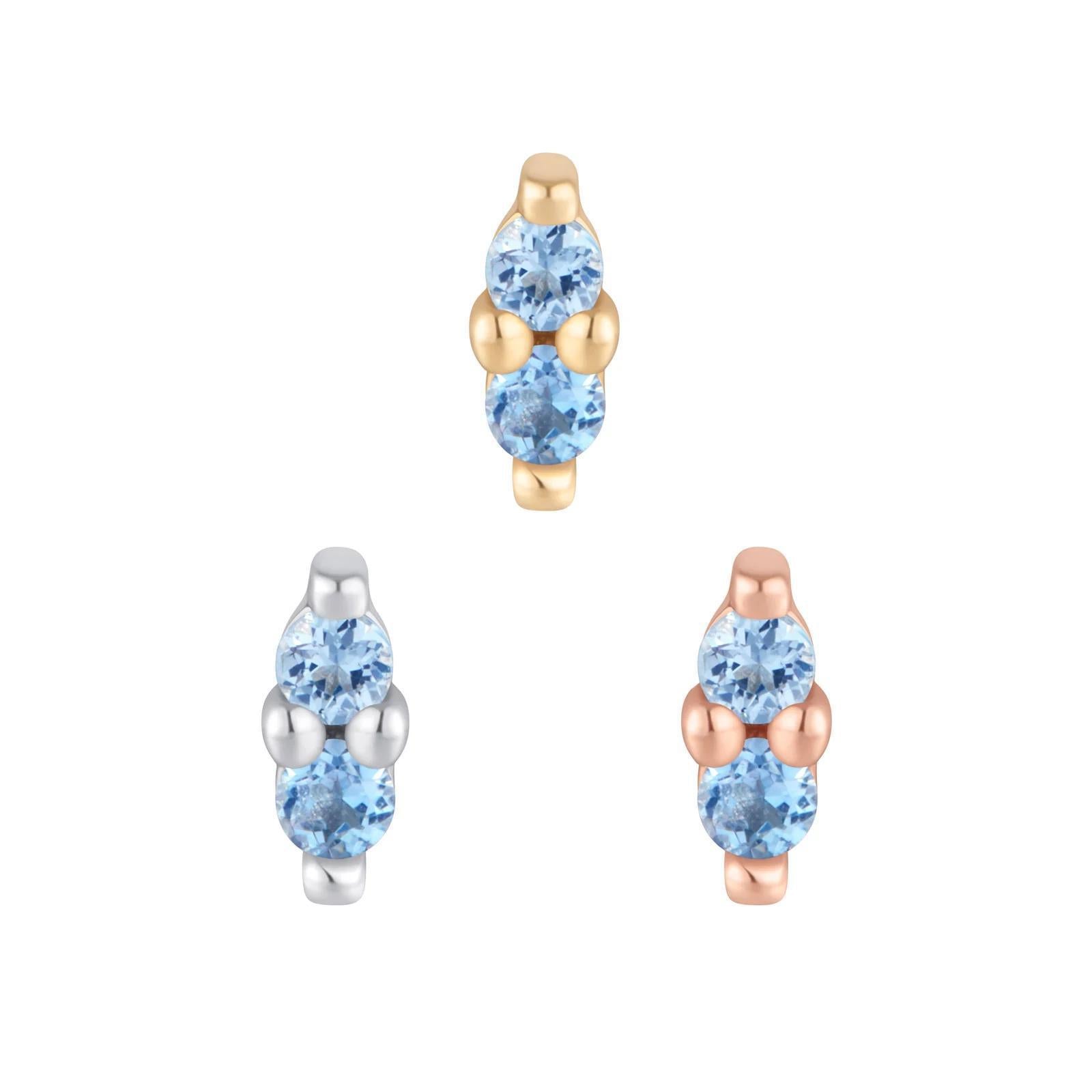 Buddha | 14k gold | Mishka 2 | London Blue Topaz