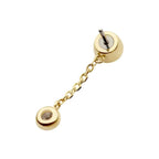Invictus | 14k gold | Bezel Set with Dangle | CZ