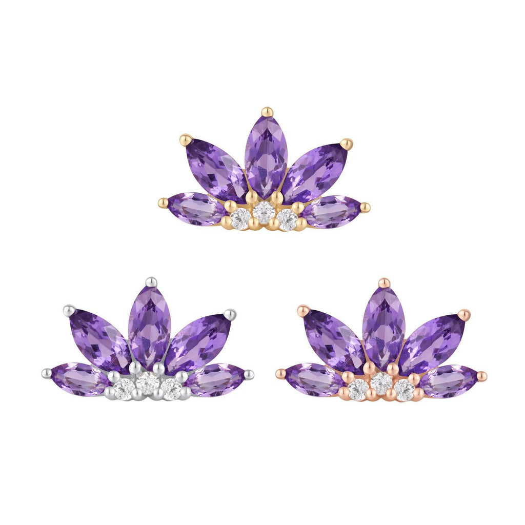 Buddha | 14k gold | Valentina | Amethyst