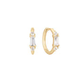 Buddha | 14k gold | Maeve | White Topaz + Sapphire