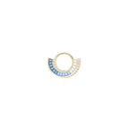 Buddha | 14k gold | Echelon | London Blue Topaz + CZ