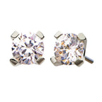 Invictus | 14k gold | Prong | Swarovski Crystal CZ